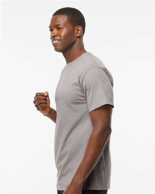 M&O Men's Gold Soft Touch T-Shirt - 4800 - 4800M Gravel
