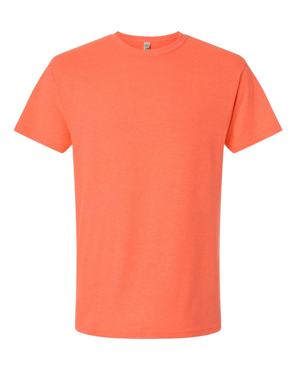M&O Men's Gold Soft Touch T-Shirt - 4800 - 4800M Heather Coral