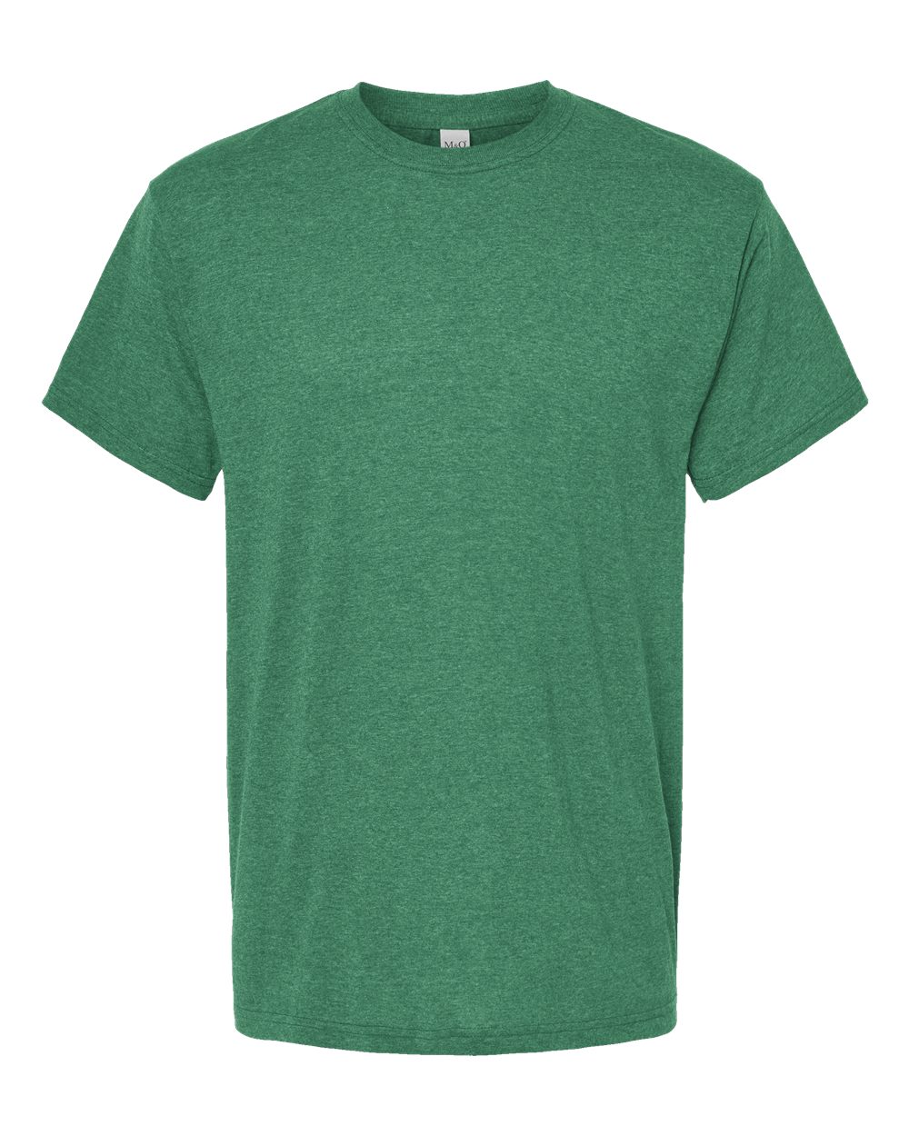 M&O Men's Gold Soft Touch T-Shirt - 4800 - 4800M Heather Kelly Green