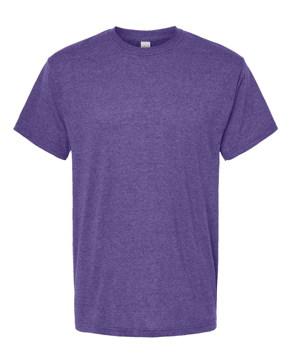 M&O Men's Gold Soft Touch T-Shirt - 4800 - 4800M Heather Purple