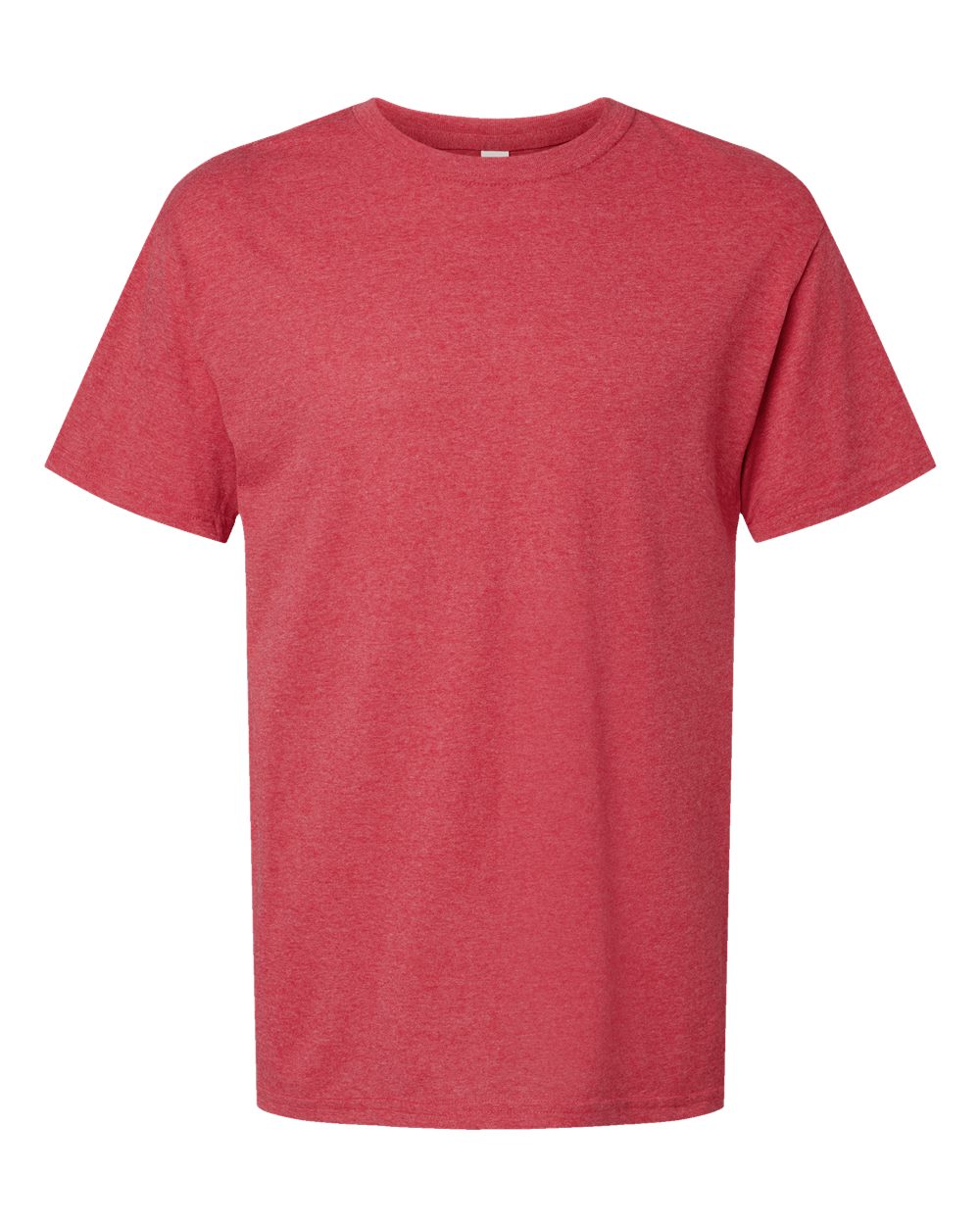 M&O Men's Gold Soft Touch T-Shirt - 4800 - 4800M Heather Red
