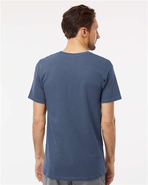 M&O Men's Gold Soft Touch T-Shirt - 4800 - 4800M Indigo Blue