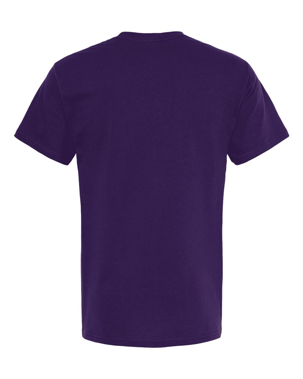 M&O Men's Gold Soft Touch T-Shirt - 4800 - 4800M Purple