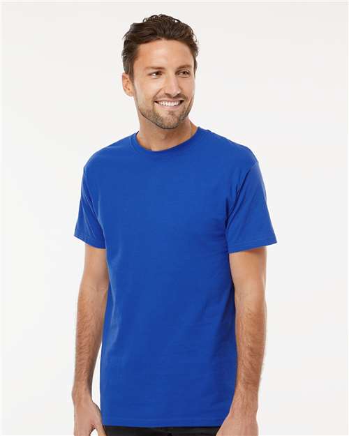 M&O Men's Gold Soft Touch T-Shirt - 4800 - 4800M Royal