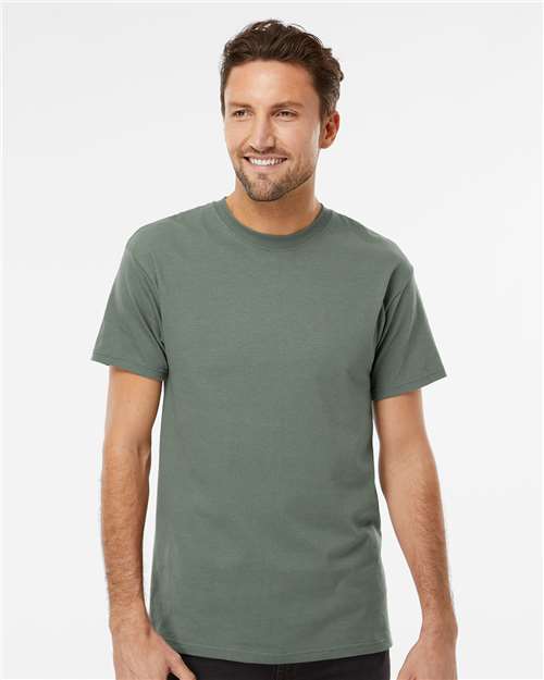 M&O Men's Gold Soft Touch T-Shirt - 4800 - 4800M Sage