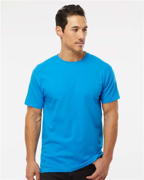 M&O Men's Gold Soft Touch T-Shirt - 4800 - 4800M Sapphire