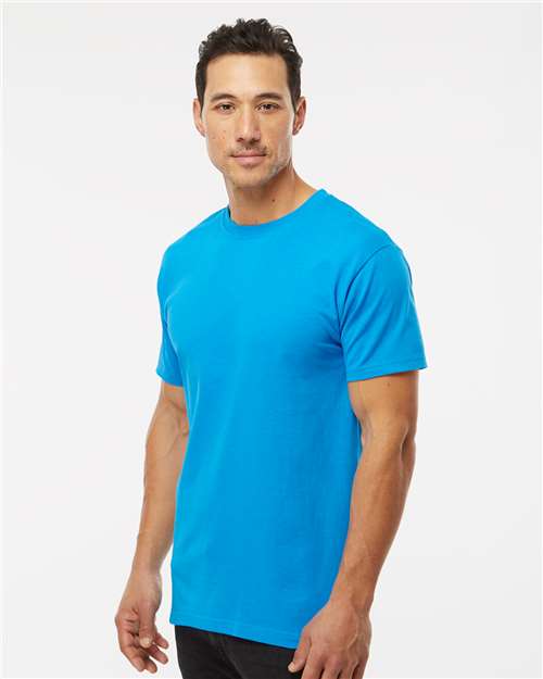 M&O Men's Gold Soft Touch T-Shirt - 4800 - 4800M Sapphire