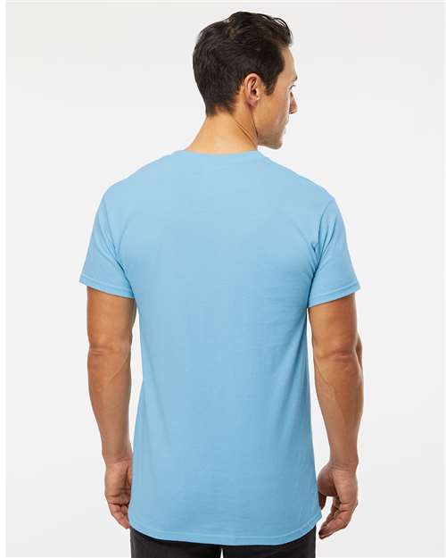 M&O Men's Gold Soft Touch T-Shirt - 4800 - 4800M Sky