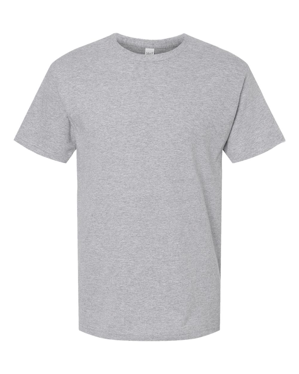 M&O Men's Gold Soft Touch T-Shirt - 4800 - 4800M Sport Grey