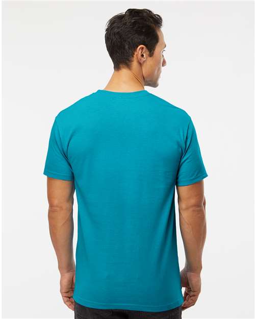 M&O Men's Gold Soft Touch T-Shirt - 4800 - 4800M Tropical Blue