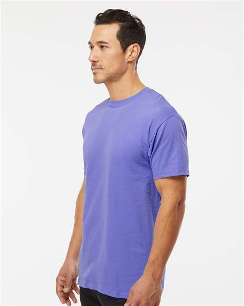 M&O Men's Gold Soft Touch T-Shirt - 4800 - 4800M Violet