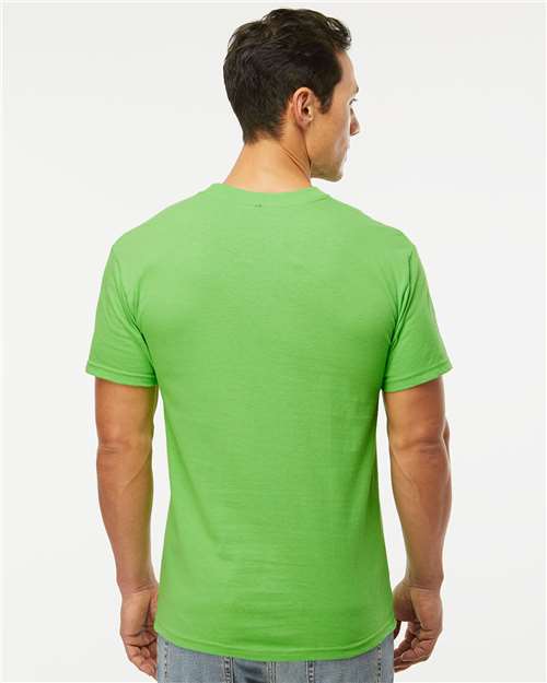 M&O Men's Gold Soft Touch T-Shirt - 4800 - 4800M Vivid Lime