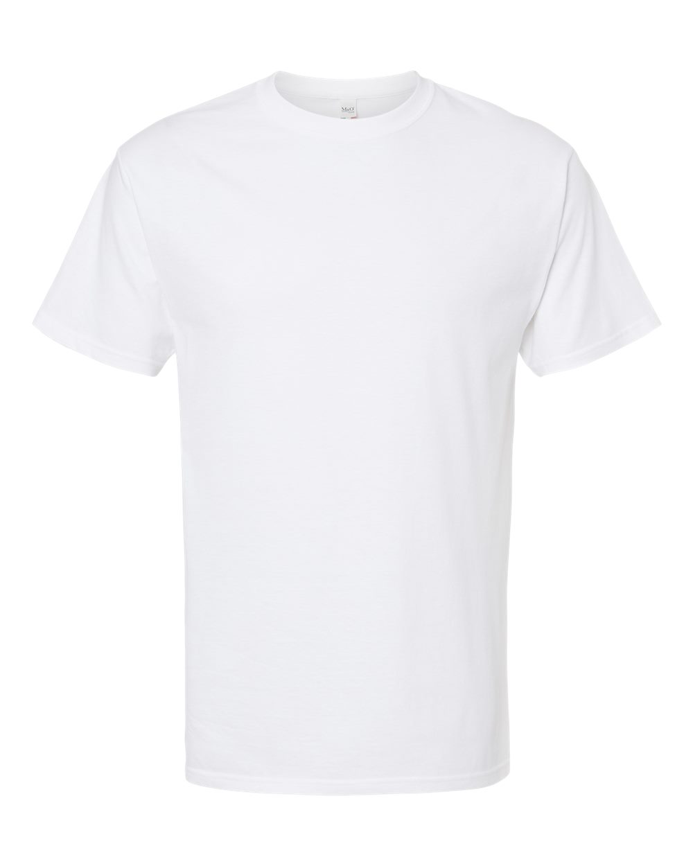 M&O Men's Gold Soft Touch T-Shirt - 4800 - 4800M White