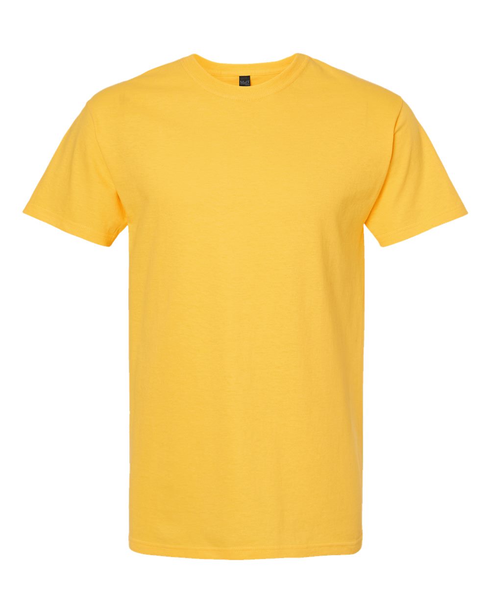 M&O Men's Gold Soft Touch T-Shirt - 4800 - 4800M Yellow