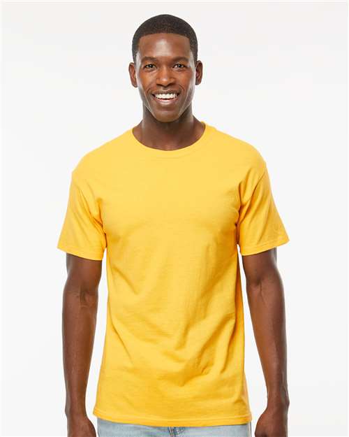 M&O Men's Gold Soft Touch T-Shirt - 4800 - 4800M Yellow