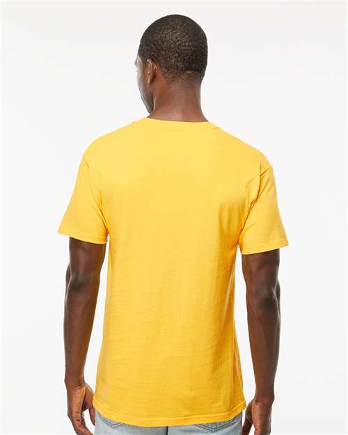M&O Men's Gold Soft Touch T-Shirt - 4800 - 4800M Yellow