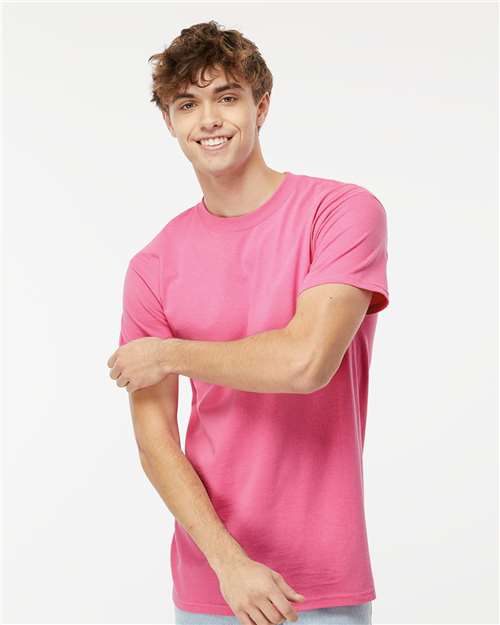M&O Men's Gold Soft Touch T-Shirt - 4800 - 4800M Azalea