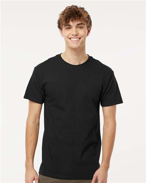 M&O Men's Gold Soft Touch T-Shirt - 4800 - 4800M Black