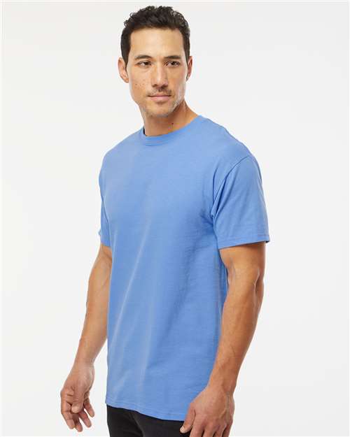 M&O Men's Gold Soft Touch T-Shirt - 4800 - 4800M Carolina Blue