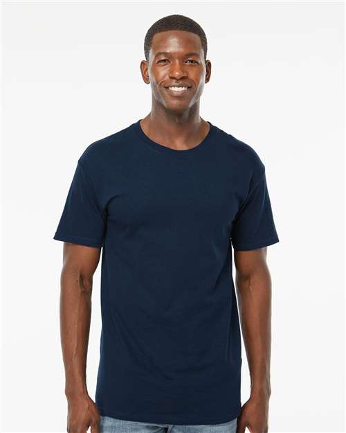 M&O Men's Gold Soft Touch T-Shirt - 4800 - 4800M Deep Navy