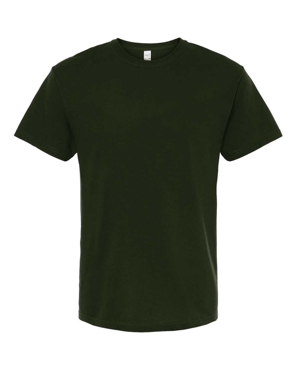 M&O Men's Gold Soft Touch T-Shirt - 4800 - 4800M Forest Green