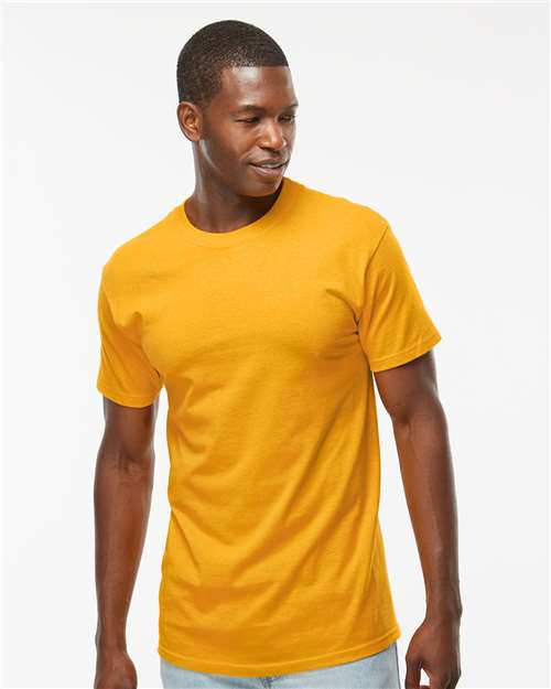 M&O Men's Gold Soft Touch T-Shirt - 4800 - 4800M Gold