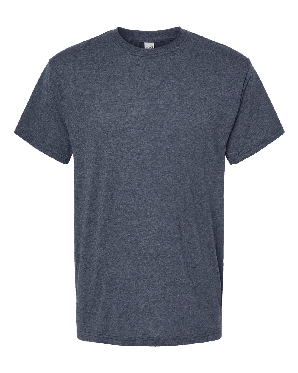 M&O Men's Gold Soft Touch T-Shirt - 4800 - 4800M Heather Navy