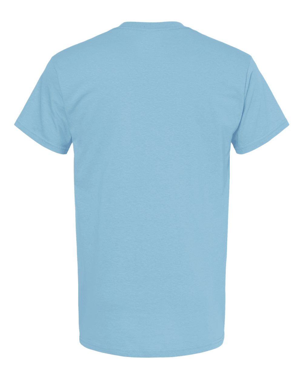 M&O Men's Gold Soft Touch T-Shirt - 4800 - 4800M Light Blue