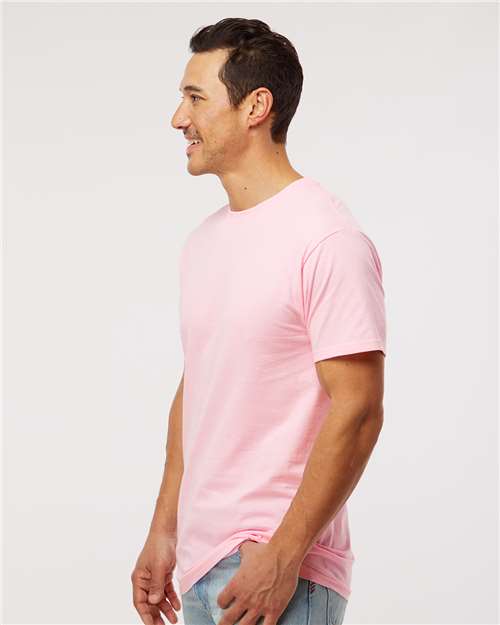 M&O Men's Gold Soft Touch T-Shirt - 4800 - 4800M Light Pink