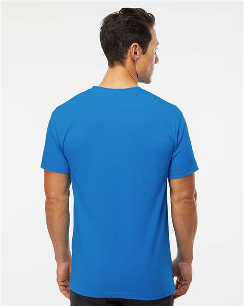 M&O Men's Gold Soft Touch T-Shirt - 4800 - 4800M Ocean Blue