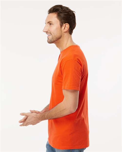 M&O Men's Gold Soft Touch T-Shirt - 4800 - 4800M Orange