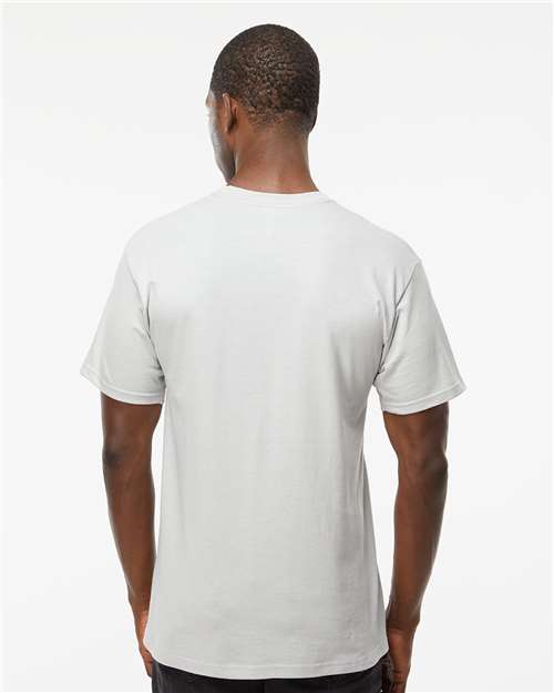 M&O Men's Gold Soft Touch T-Shirt - 4800 - 4800M Platinum