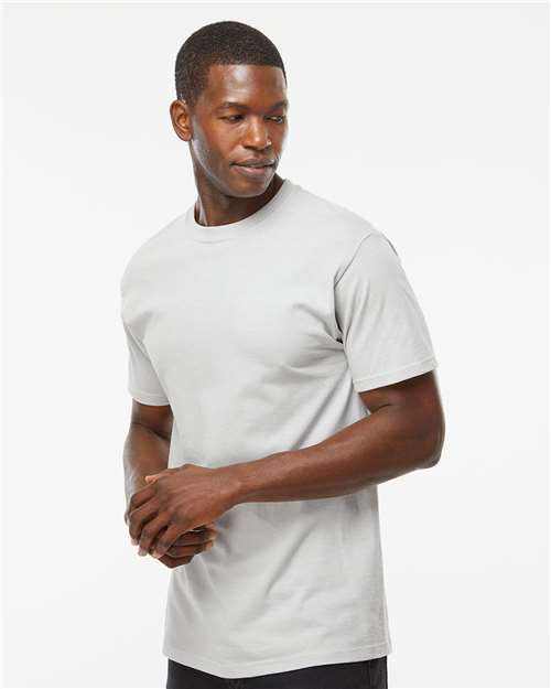 M&O Men's Gold Soft Touch T-Shirt - 4800 - 4800M Platinum