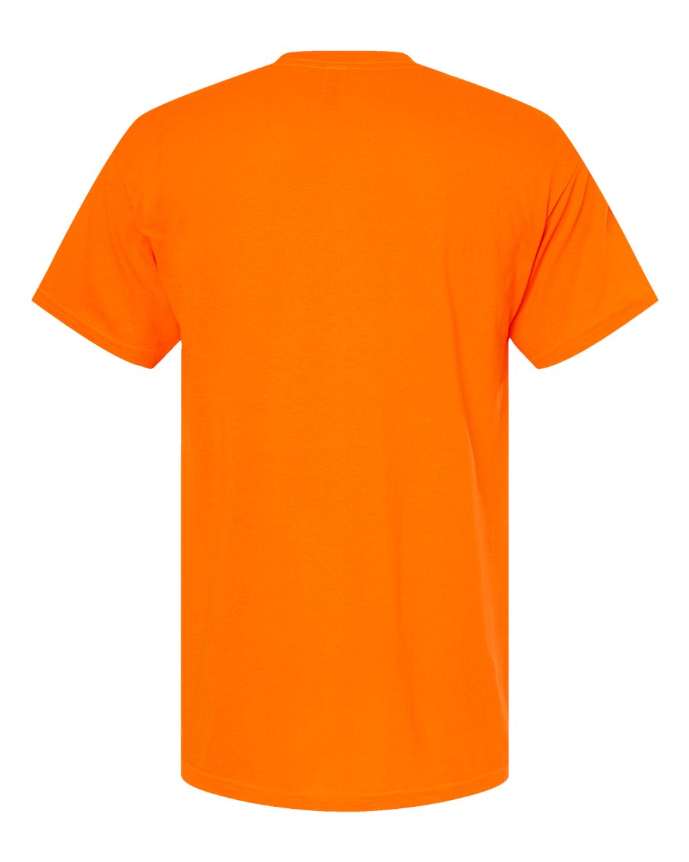 M&O Men's Gold Soft Touch T-Shirt - 4800 - 4800M Safety Orange