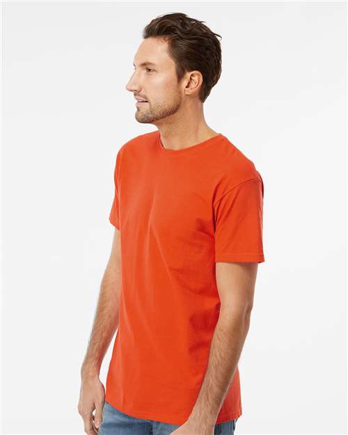 M&O Men's Gold Soft Touch T-Shirt - 4800 - 4800M Burnt Orange