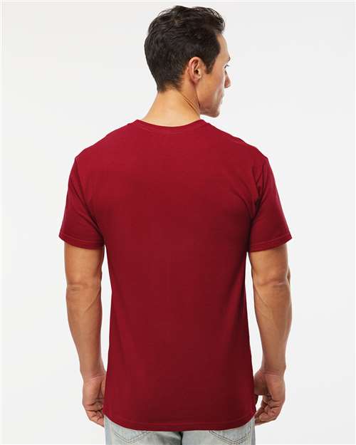 M&O Men's Gold Soft Touch T-Shirt - 4800 - 4800M Cardinal Red