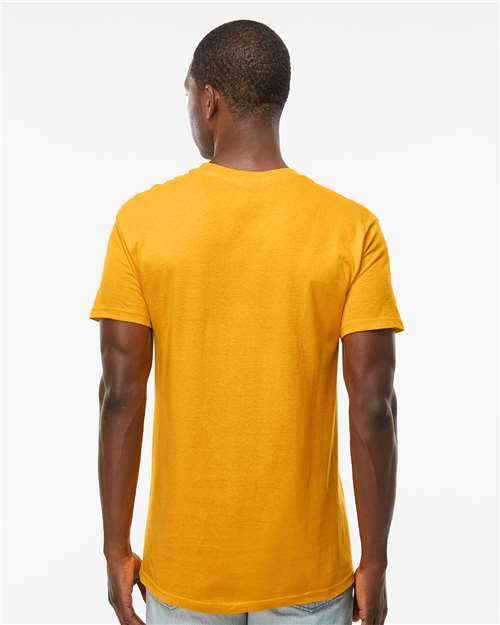 M&O Men's Gold Soft Touch T-Shirt - 4800 - 4800M Gold