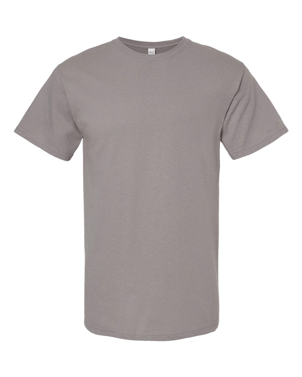 M&O Men's Gold Soft Touch T-Shirt - 4800 - 4800M Gravel