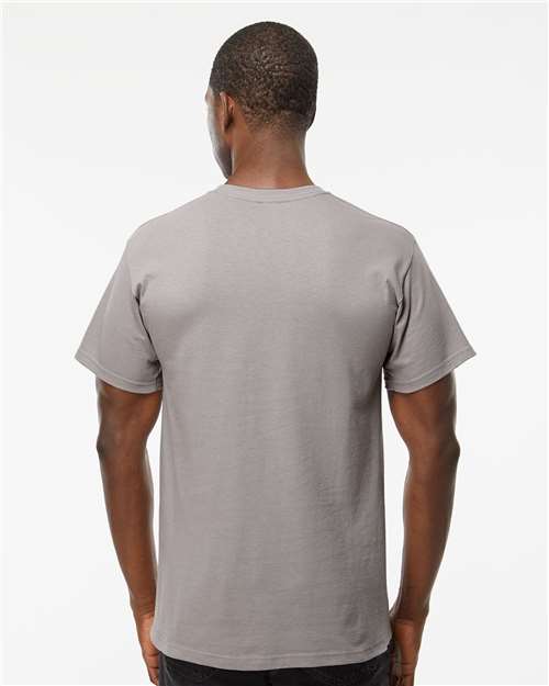 M&O Men's Gold Soft Touch T-Shirt - 4800 - 4800M Gravel