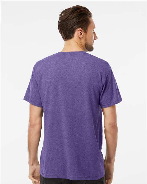 M&O Men's Gold Soft Touch T-Shirt - 4800 - 4800M Heather Purple