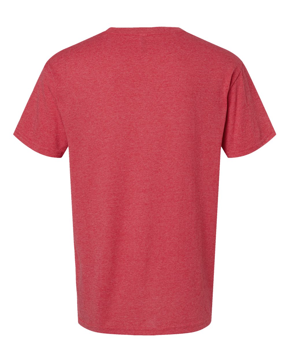 M&O Men's Gold Soft Touch T-Shirt - 4800 - 4800M Heather Red