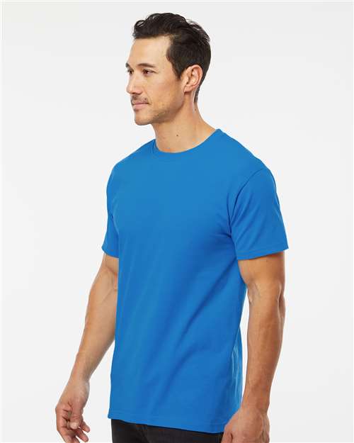 M&O Men's Gold Soft Touch T-Shirt - 4800 - 4800M Ocean Blue