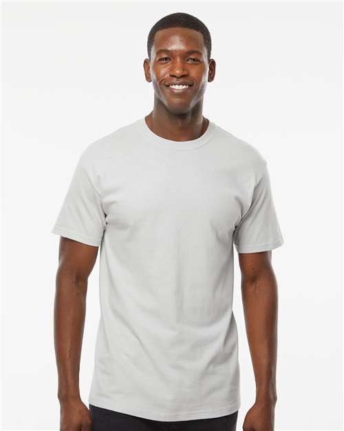 M&O Men's Gold Soft Touch T-Shirt - 4800 - 4800M Platinum