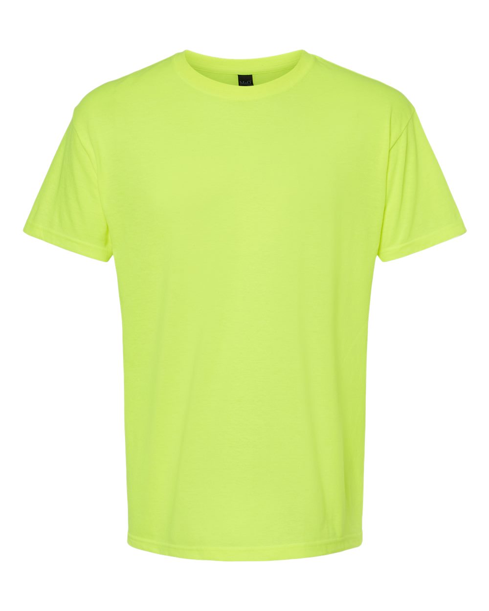 M&O Men's Gold Soft Touch T-Shirt - 4800 - 4800M Safety Green
