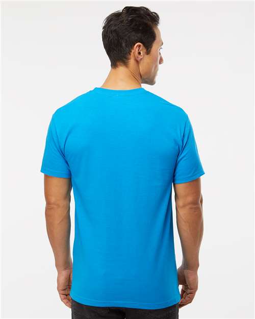 M&O Men's Gold Soft Touch T-Shirt - 4800 - 4800M Sapphire