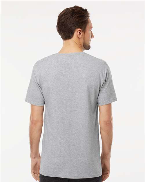 M&O Men's Gold Soft Touch T-Shirt - 4800 - 4800M Sport Grey