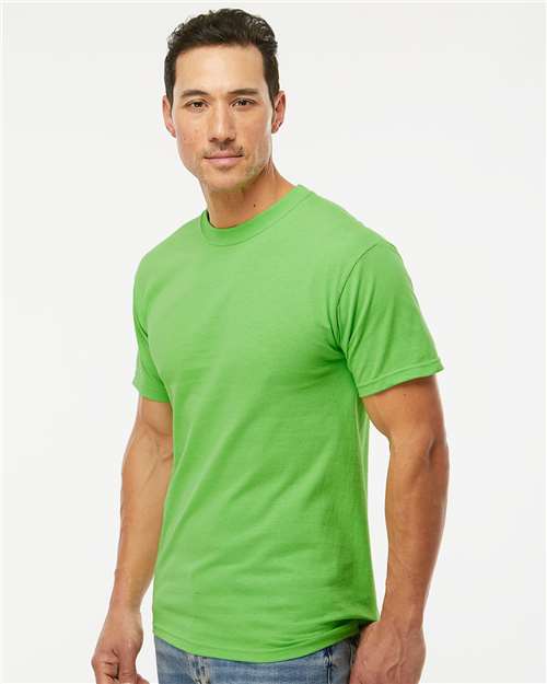 M&O Men's Gold Soft Touch T-Shirt - 4800 - 4800M Vivid Lime