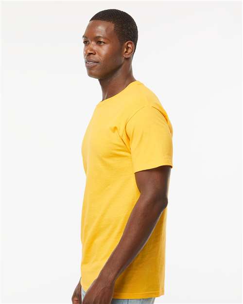 M&O Men's Gold Soft Touch T-Shirt - 4800 - 4800M Yellow