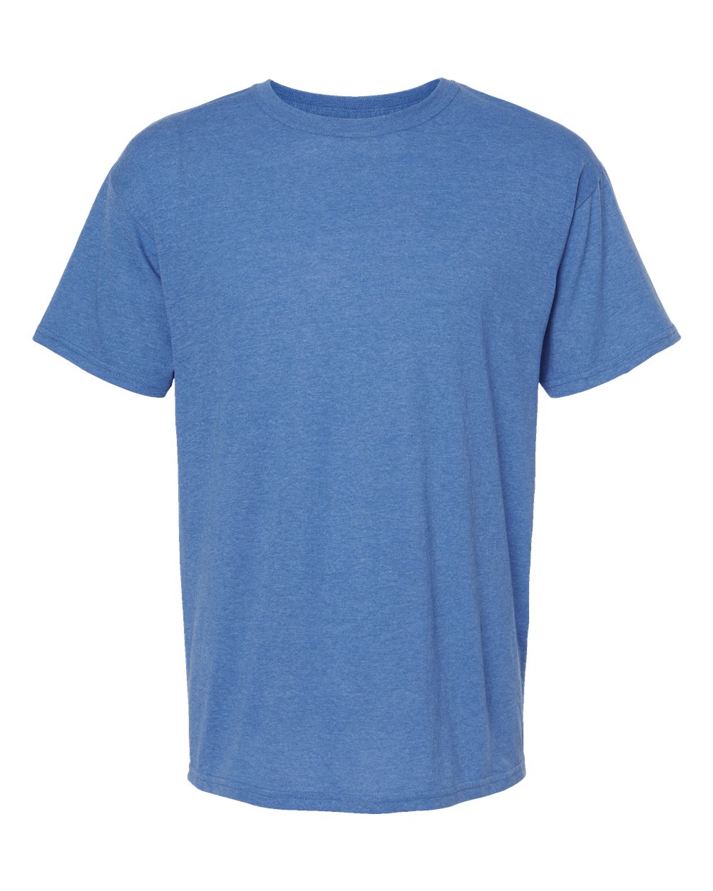 M&O Men's Gold Soft Touch T-Shirt - 4800 - 4800M Heather Royal