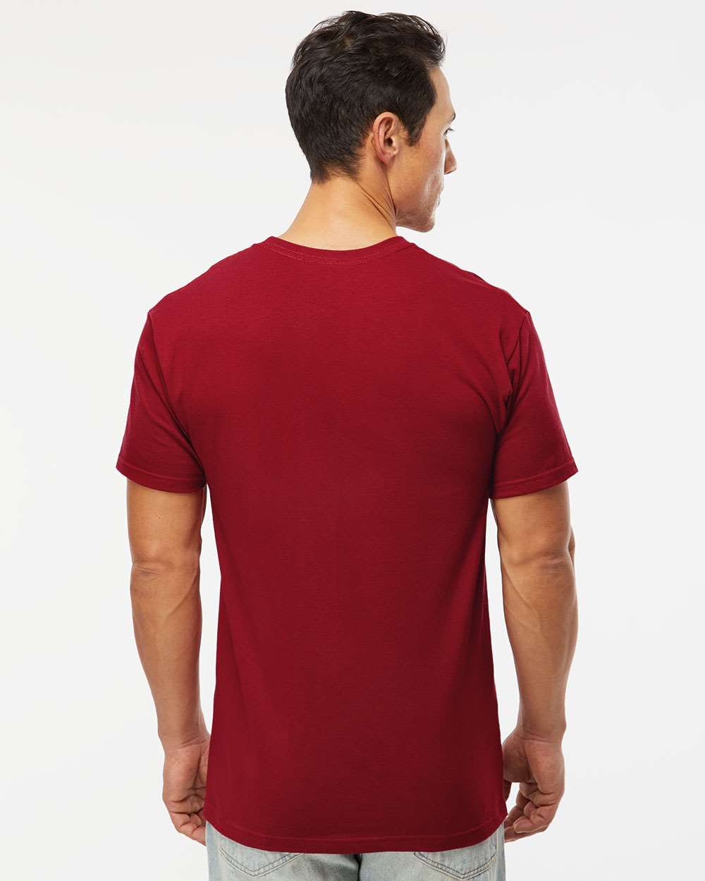 M&O Men's Gold Soft Touch T-Shirt - 4800 - 4800M Cardinal Red